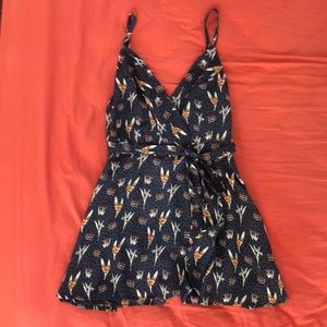 Lulus Brand Skort Romper Wrap Style Small